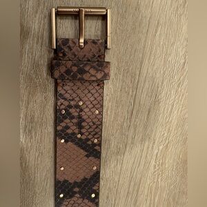 All saints Snake Print women's Belt